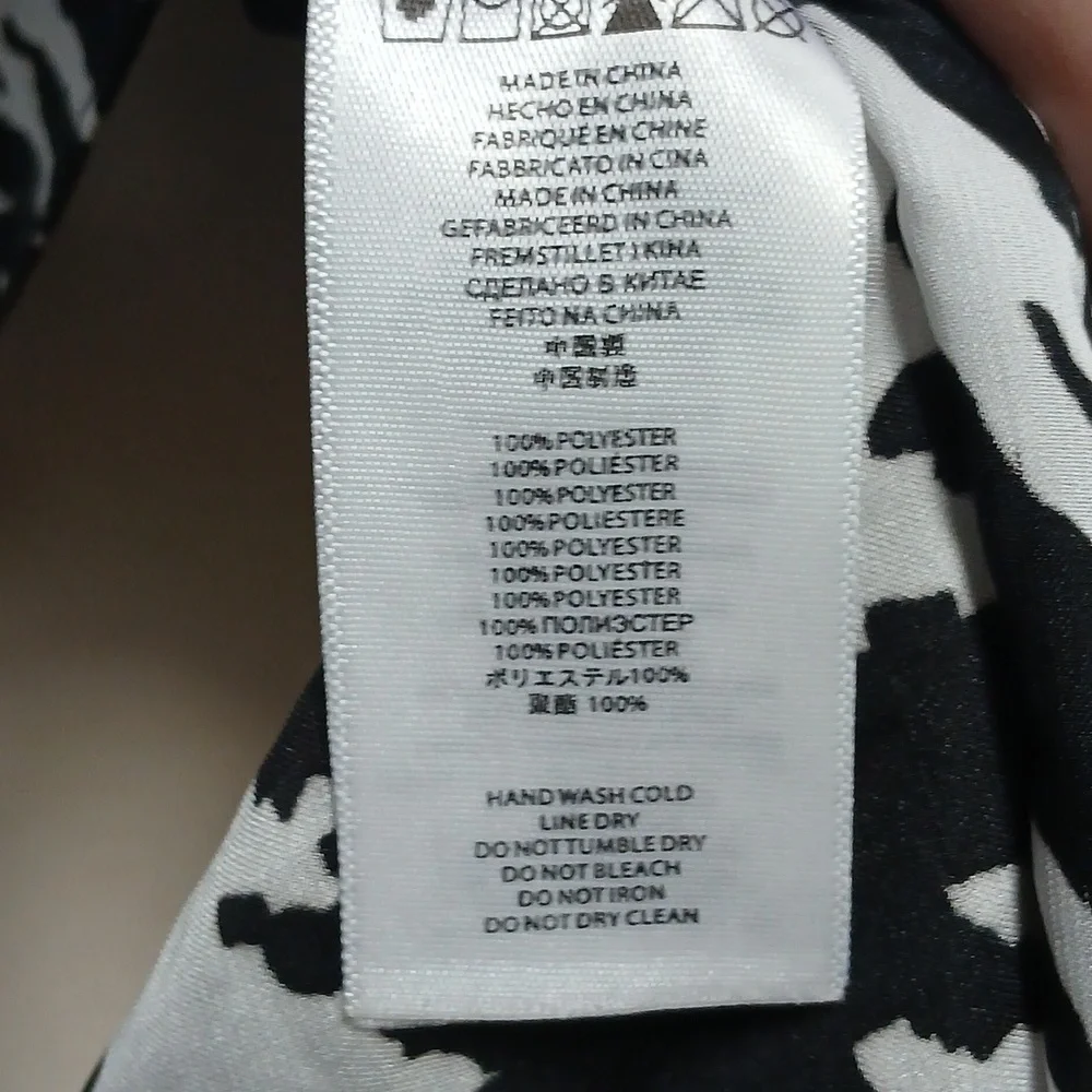 Black and White Houndstooth Kimono